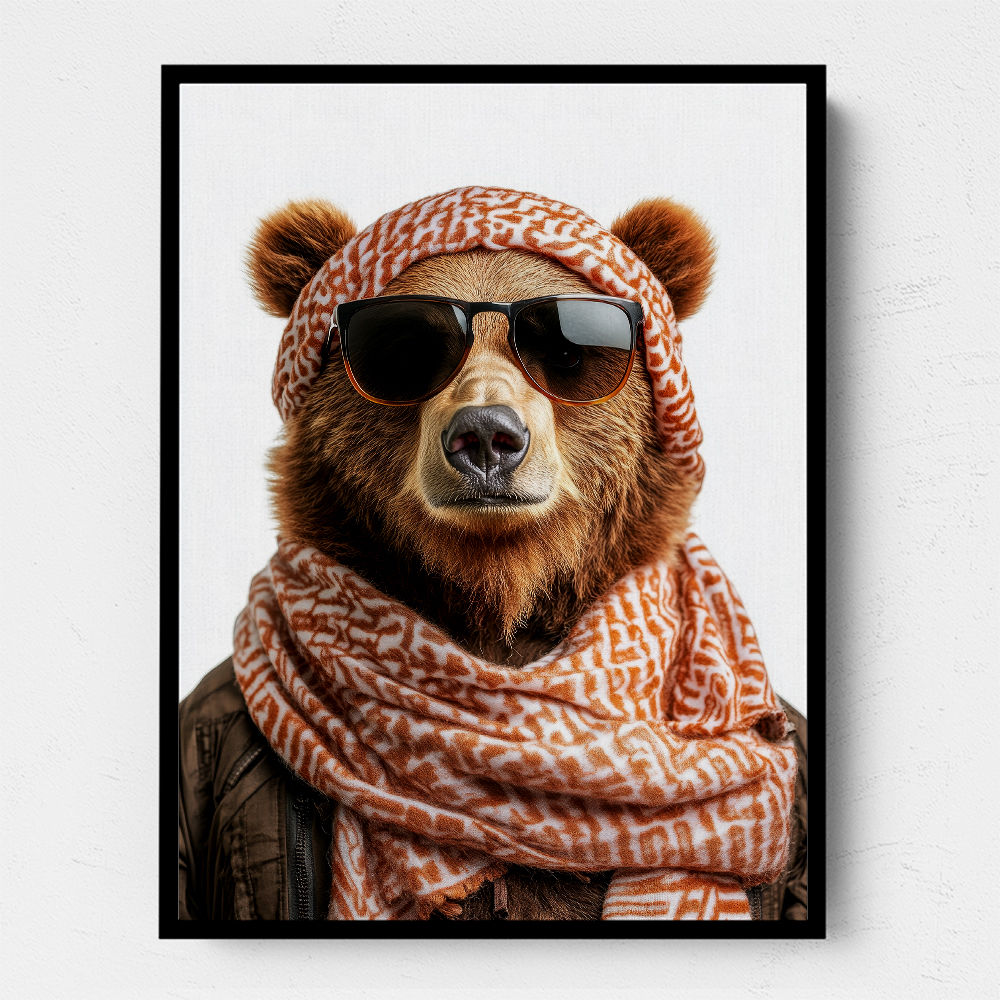 Keffiyeh Brown Bear