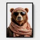 Keffiyeh Brown Bear