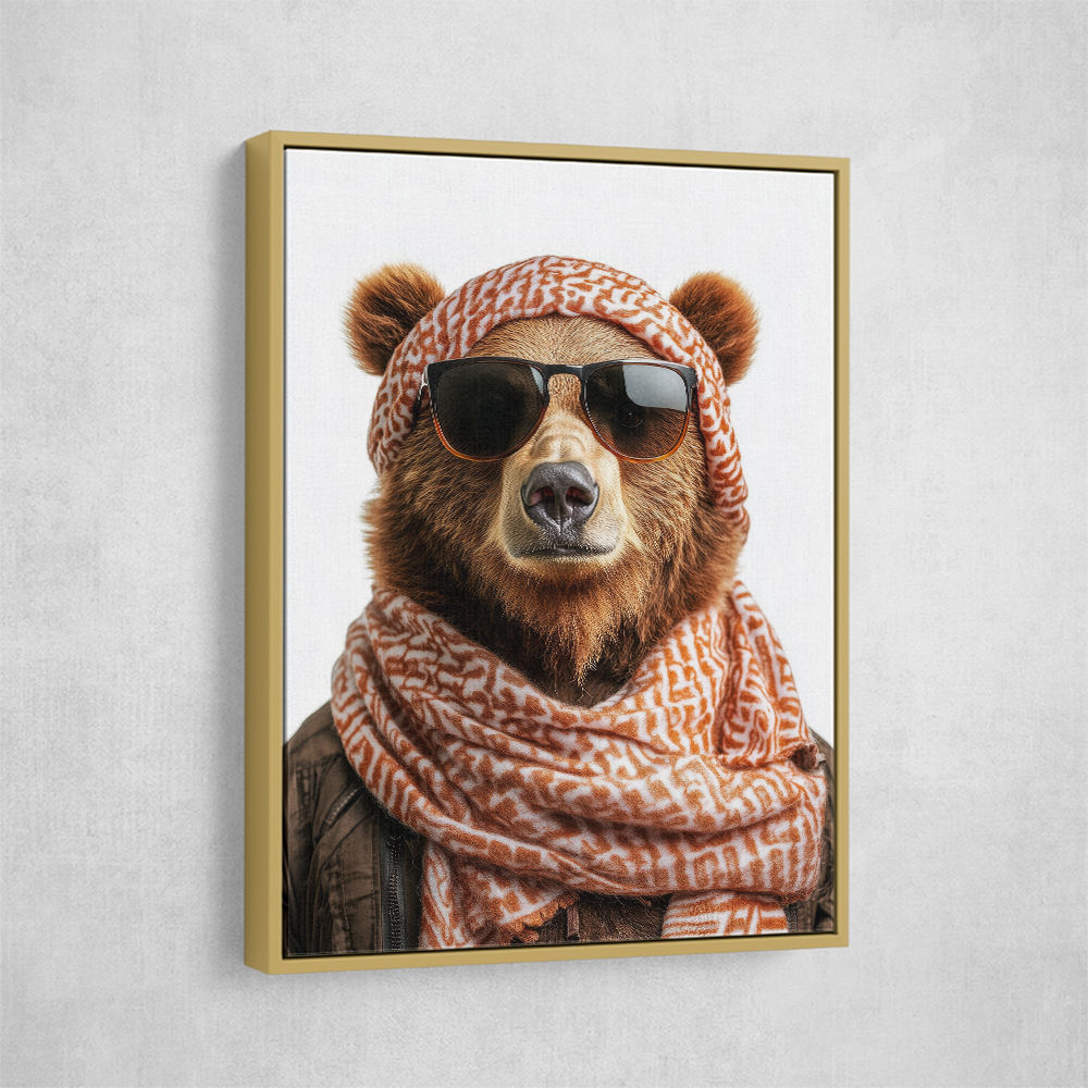 Keffiyeh Brown Bear