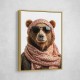 Keffiyeh Brown Bear