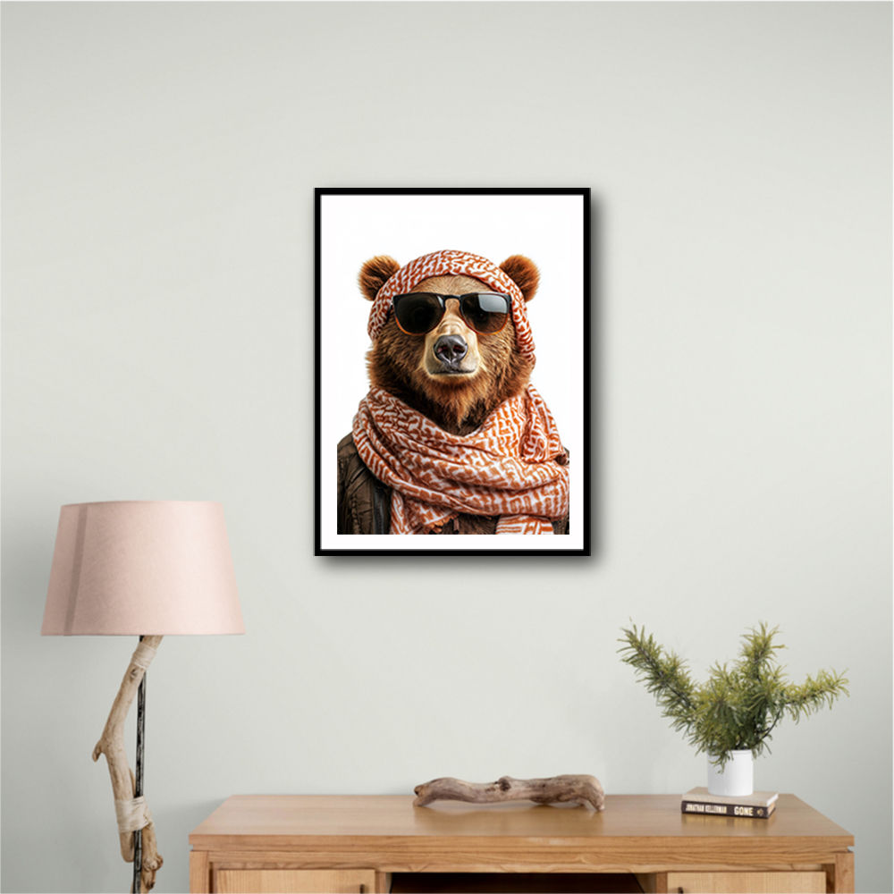 Keffiyeh Brown Bear