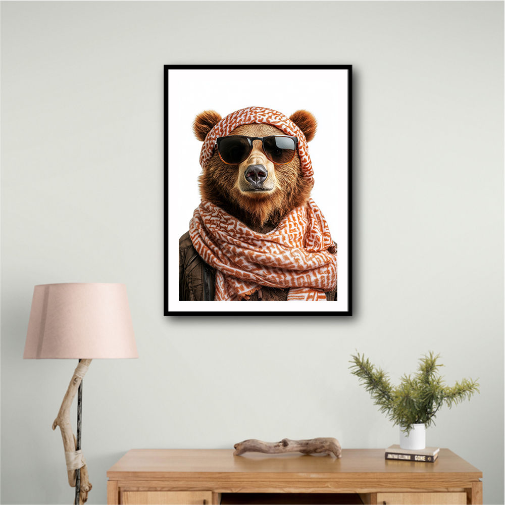 Keffiyeh Brown Bear