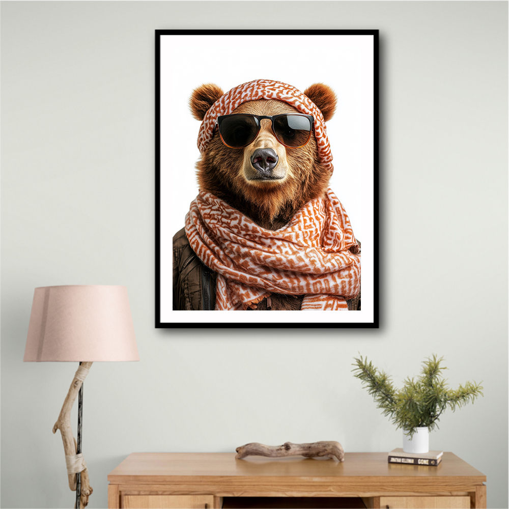 Keffiyeh Brown Bear