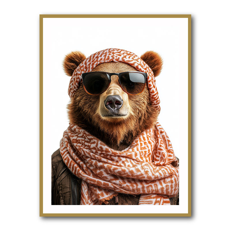Keffiyeh Brown Bear