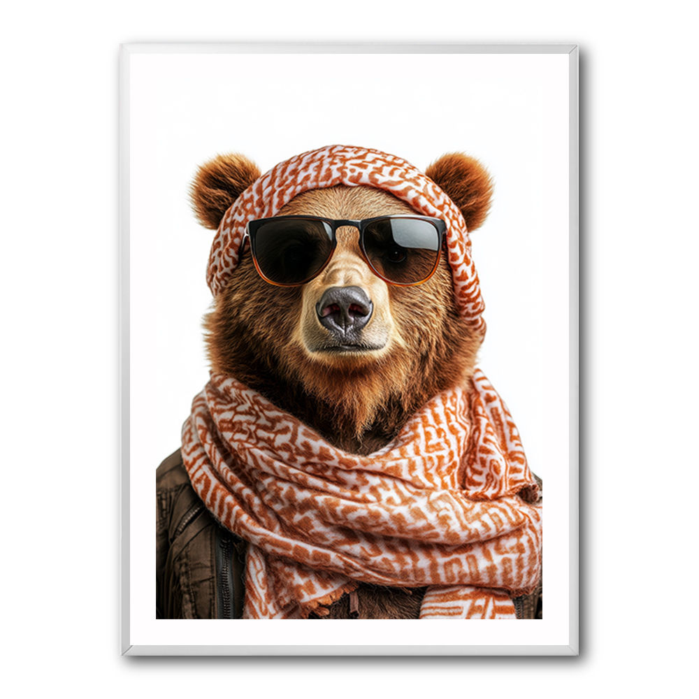 Keffiyeh Brown Bear