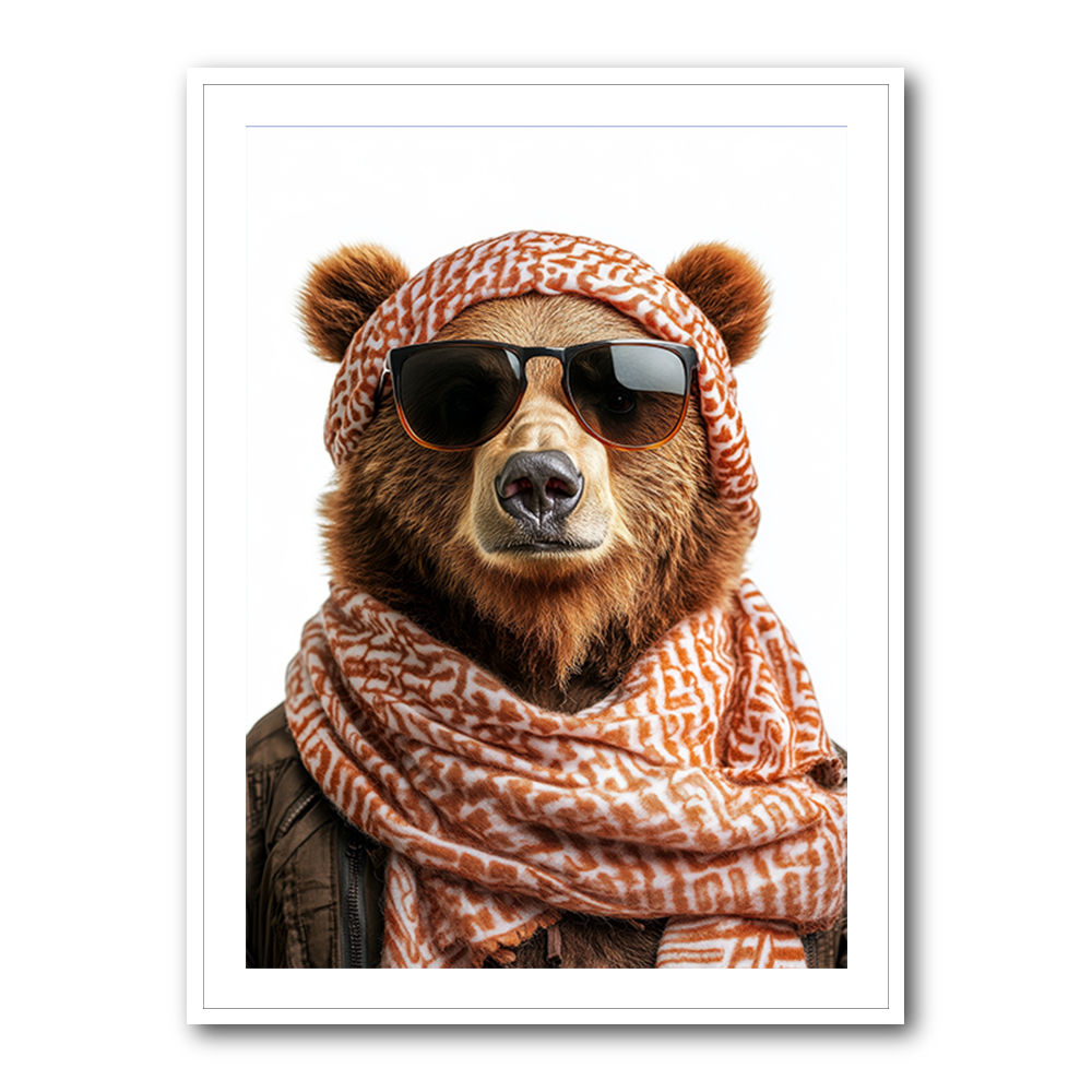 Keffiyeh Brown Bear