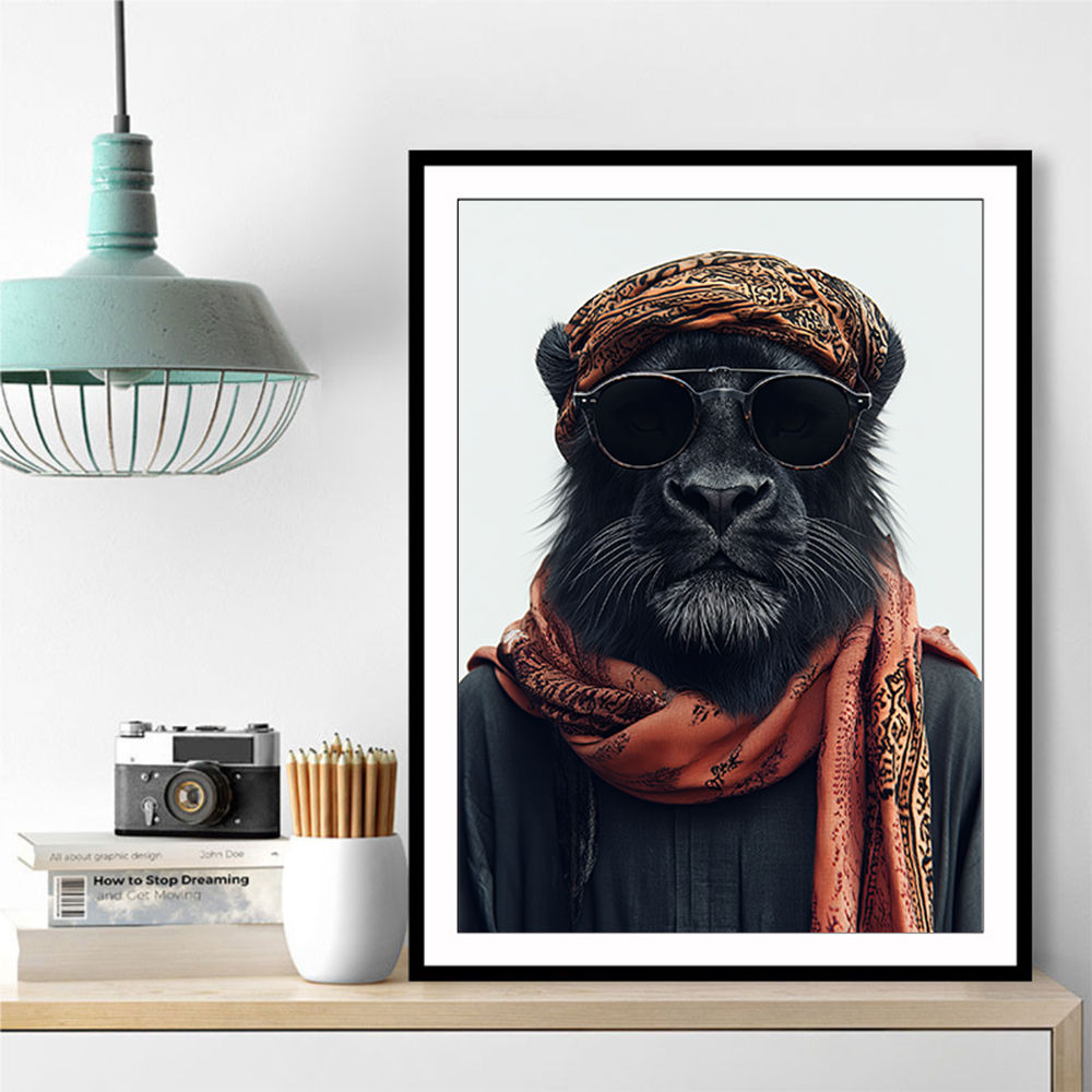 Black Lion Keffiyeh 2