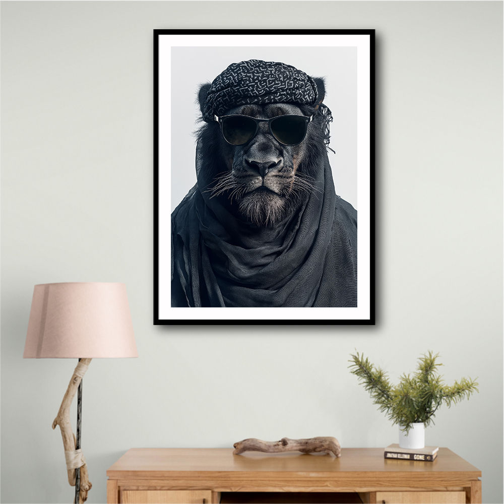 Black Lion Keffiyeh 3