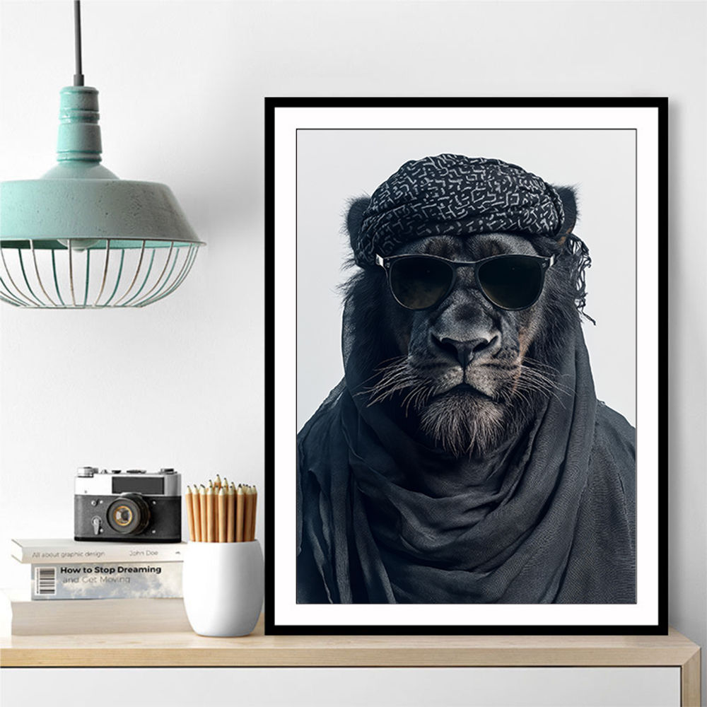 Black Lion Keffiyeh 3