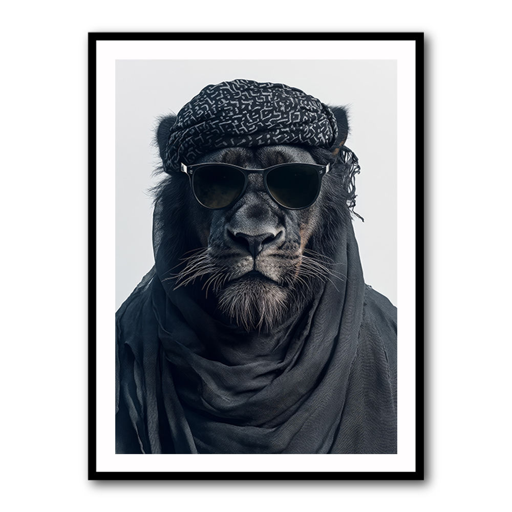 Black Lion Keffiyeh 3