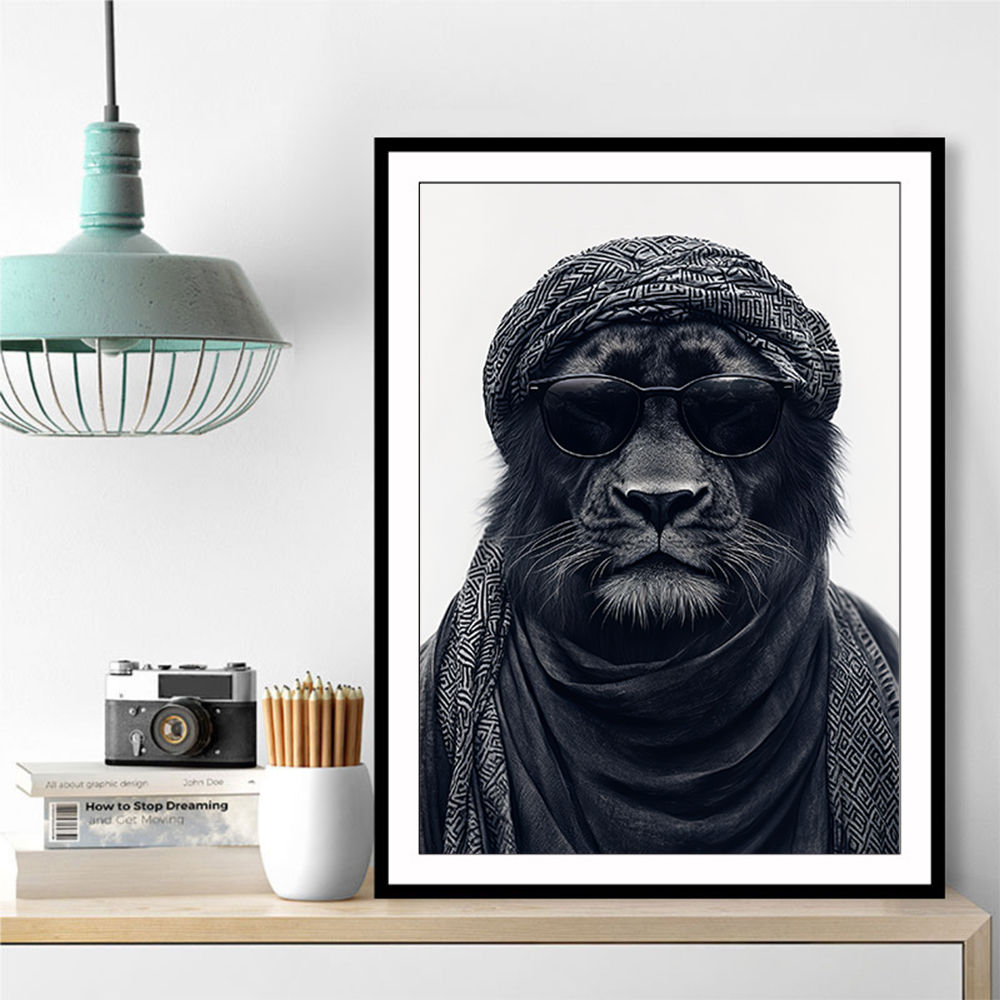 Black Lion Keffiyeh 4
