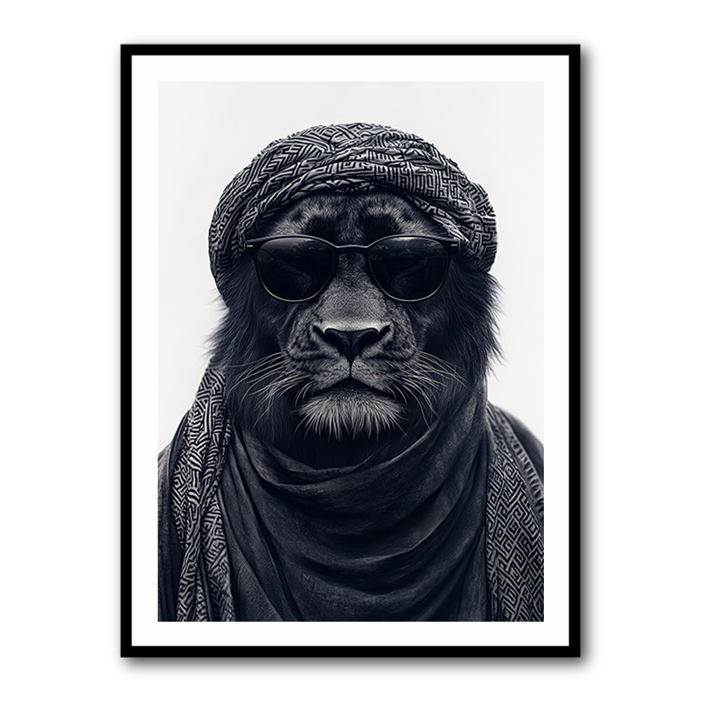 Black Lion Keffiyeh 4