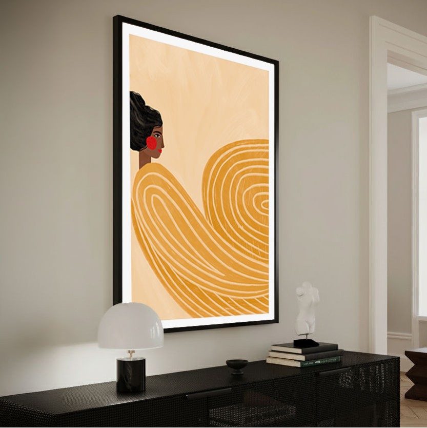 The Woman With the Yellow Stripes