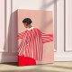The Woman With the Red Stripes
