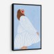 The Woman With the Blue Stripes
