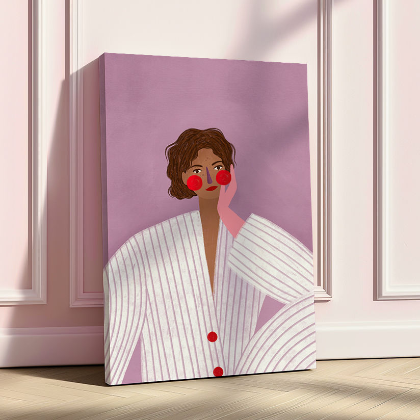 The Woman With the Pink Glove