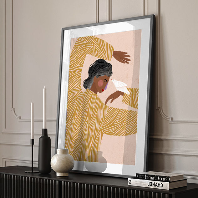 The Woman With a Bird