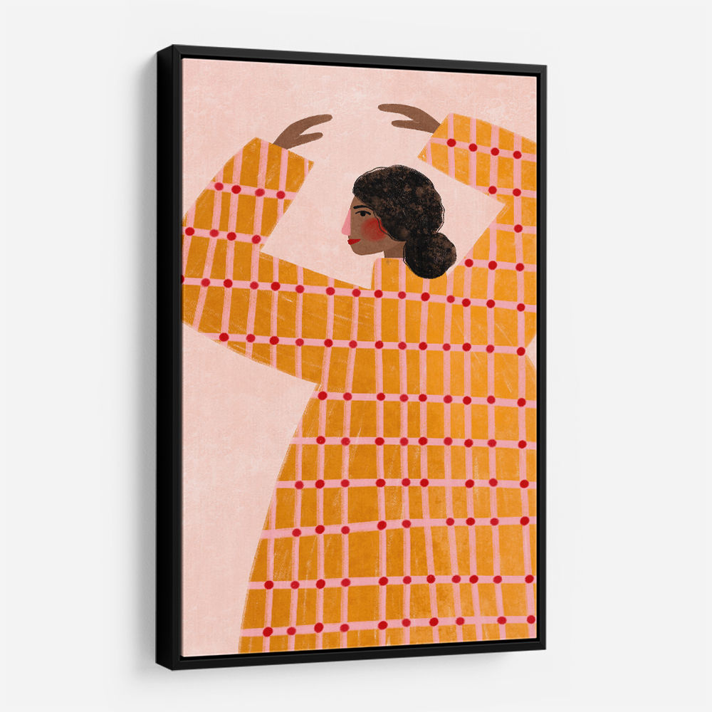 The Woman With the Checked Dress