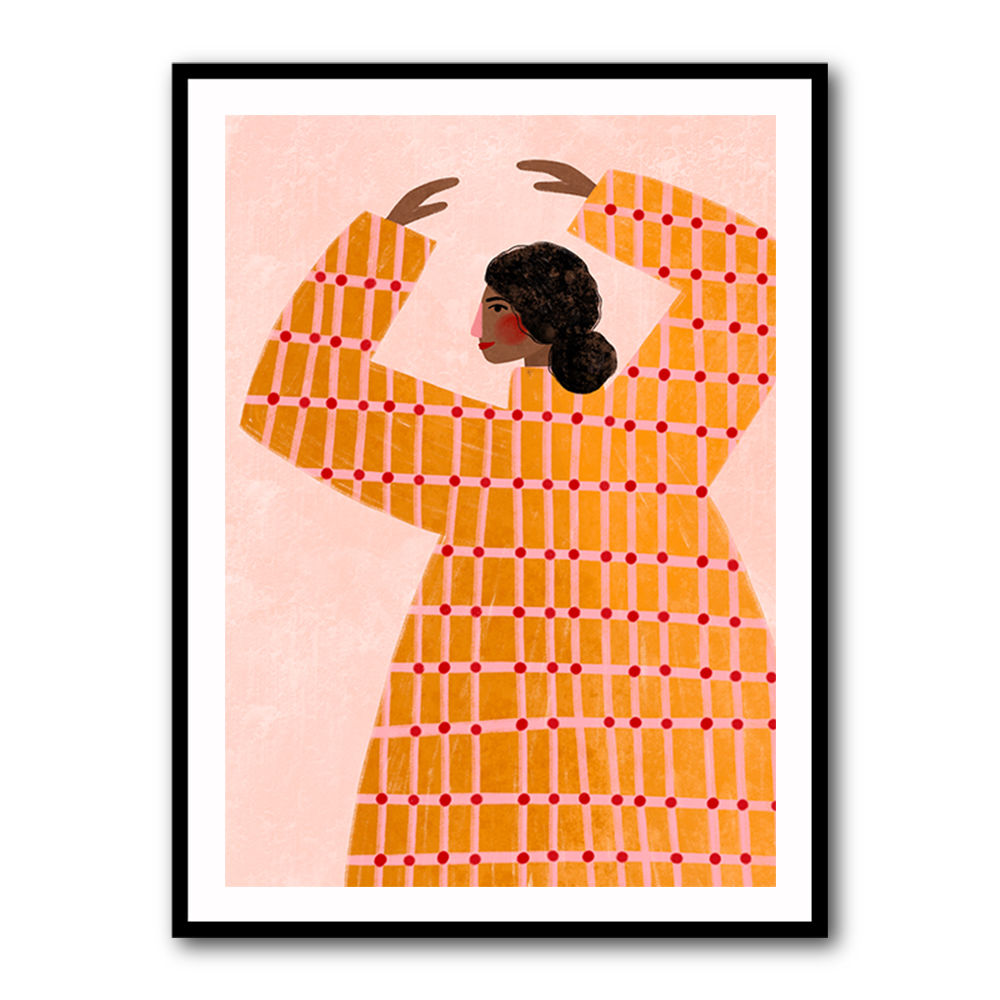 The Woman With the Checked Dress