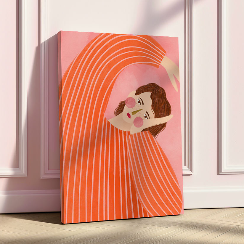 The Woman With the Orange Dress