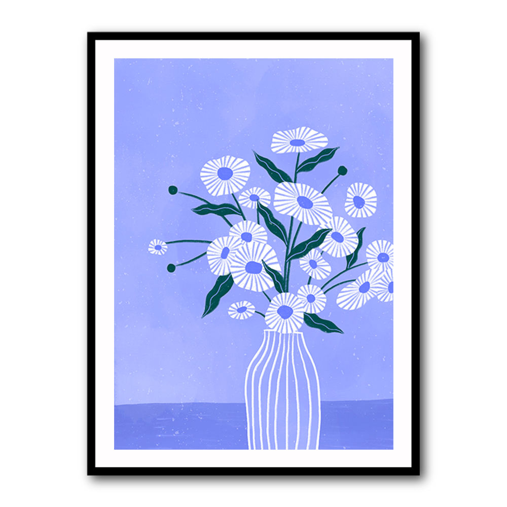 Flowers In Blue