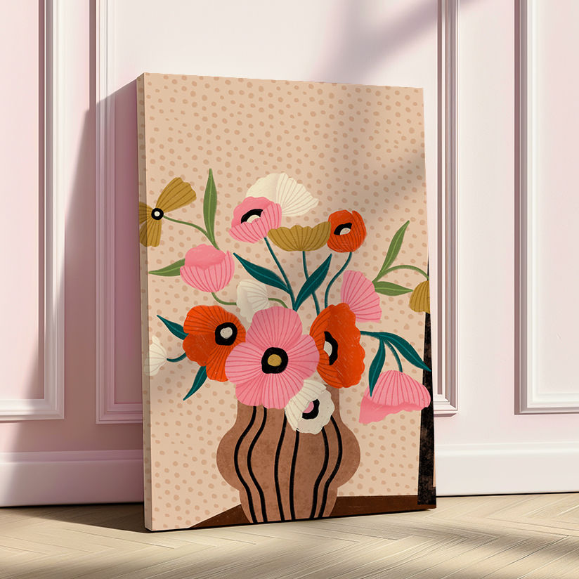 Flowers On Sideboard