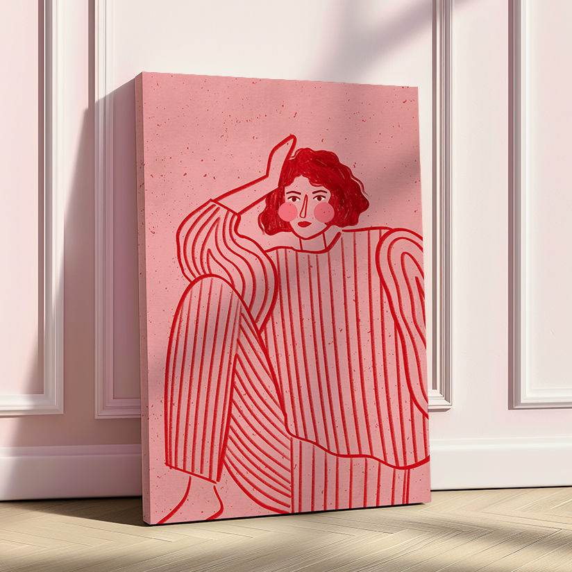 The Woman With the Striped Pajama