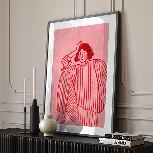 The Woman With the Striped Pajama