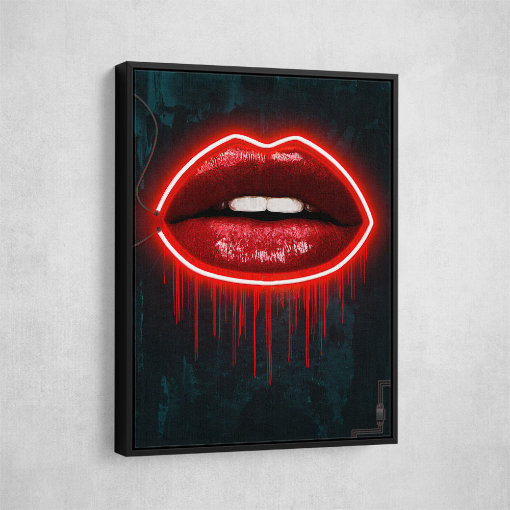Neon Style Lips