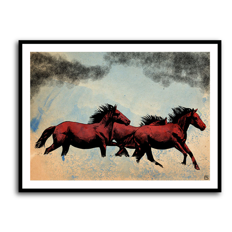 Horses Wall Art