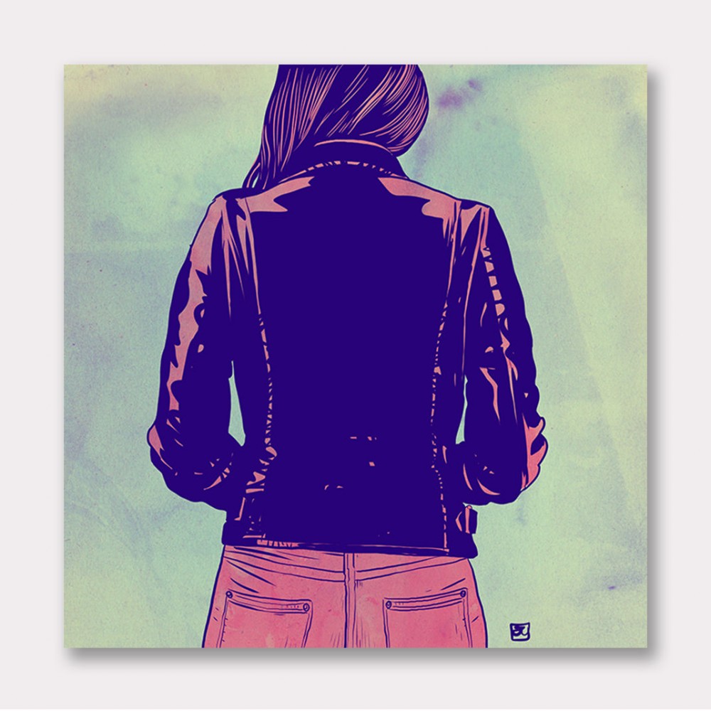 Leather Jacket Wall Art