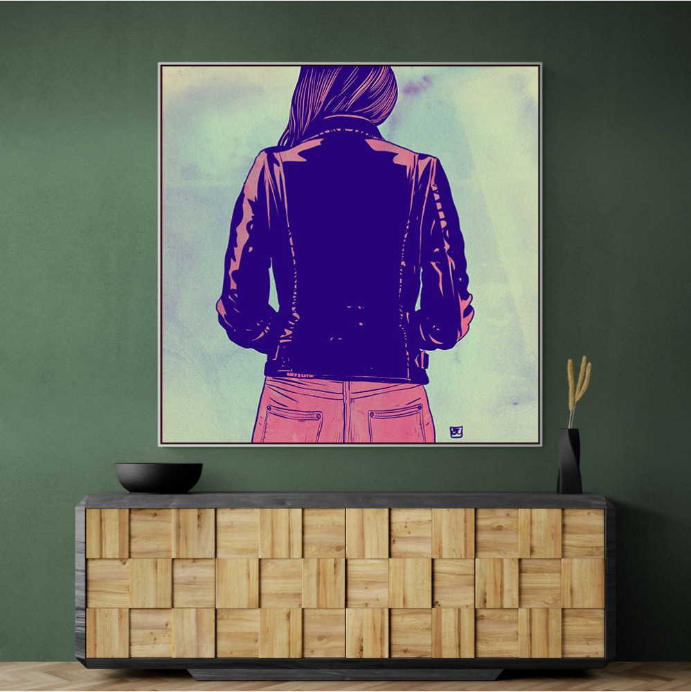 Leather Jacket Wall Art