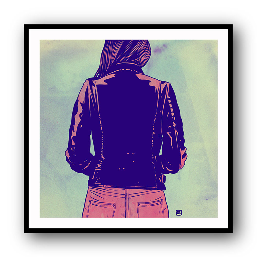 Leather Jacket Wall Art