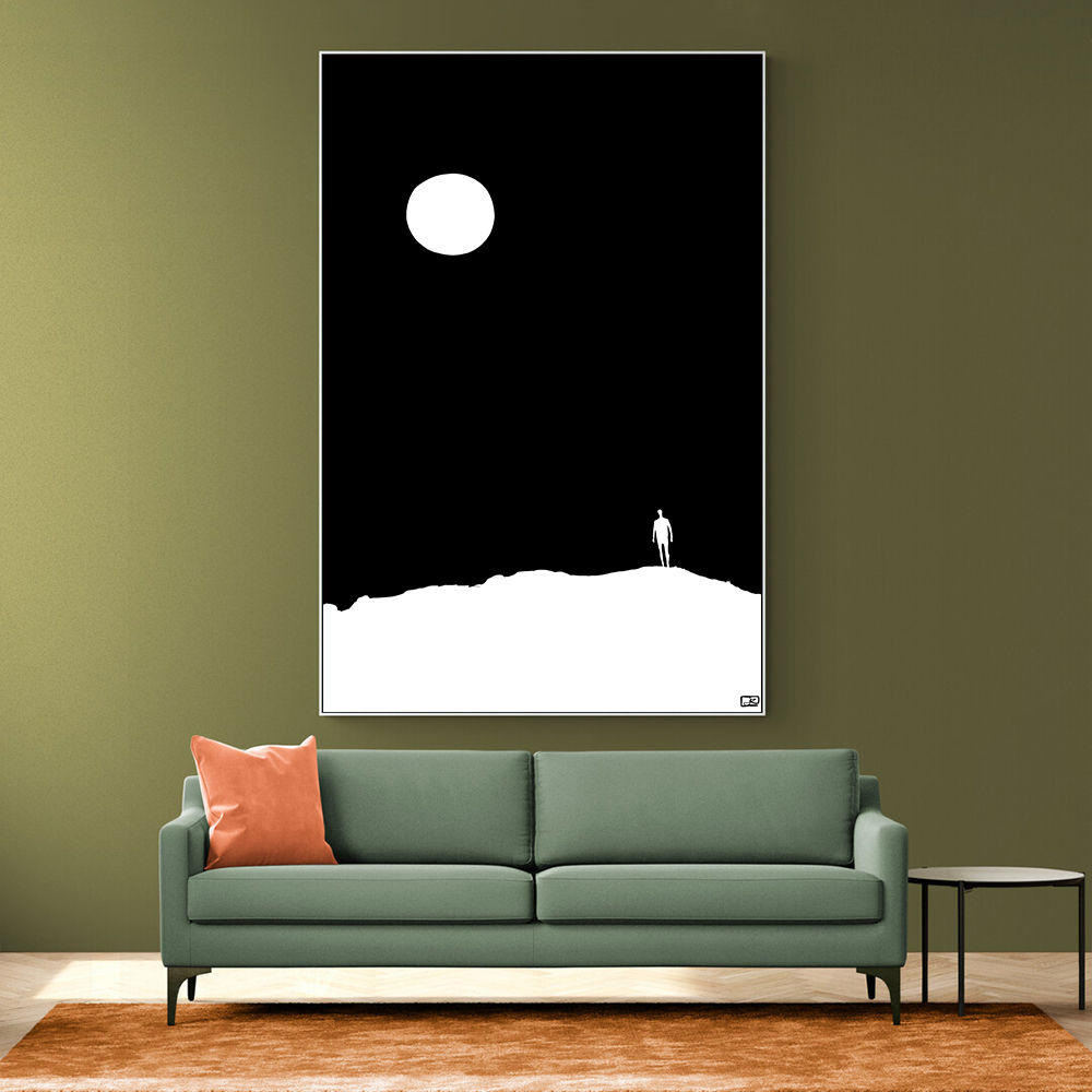Big Moon Wall Art