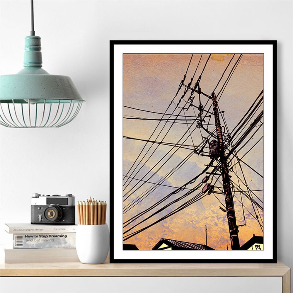 Wires 01 Wall Art