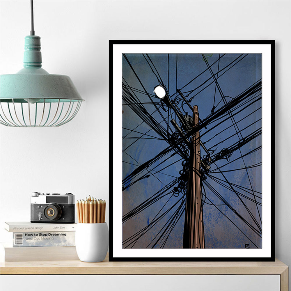 Wires 02 Wall Art