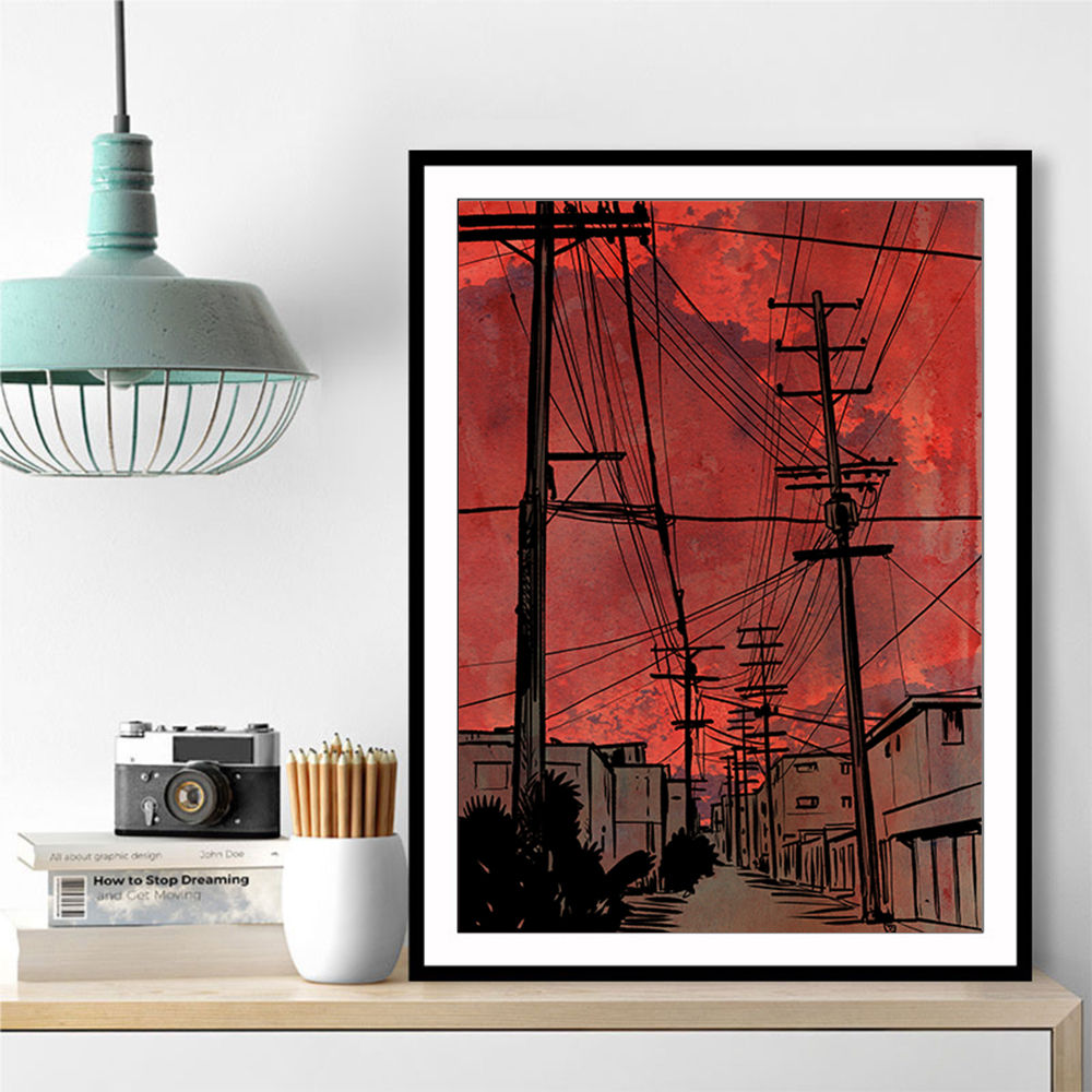 Wires 03 Wall Art