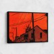 Red Sky Wall Art