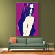 Purple Red Wall Art