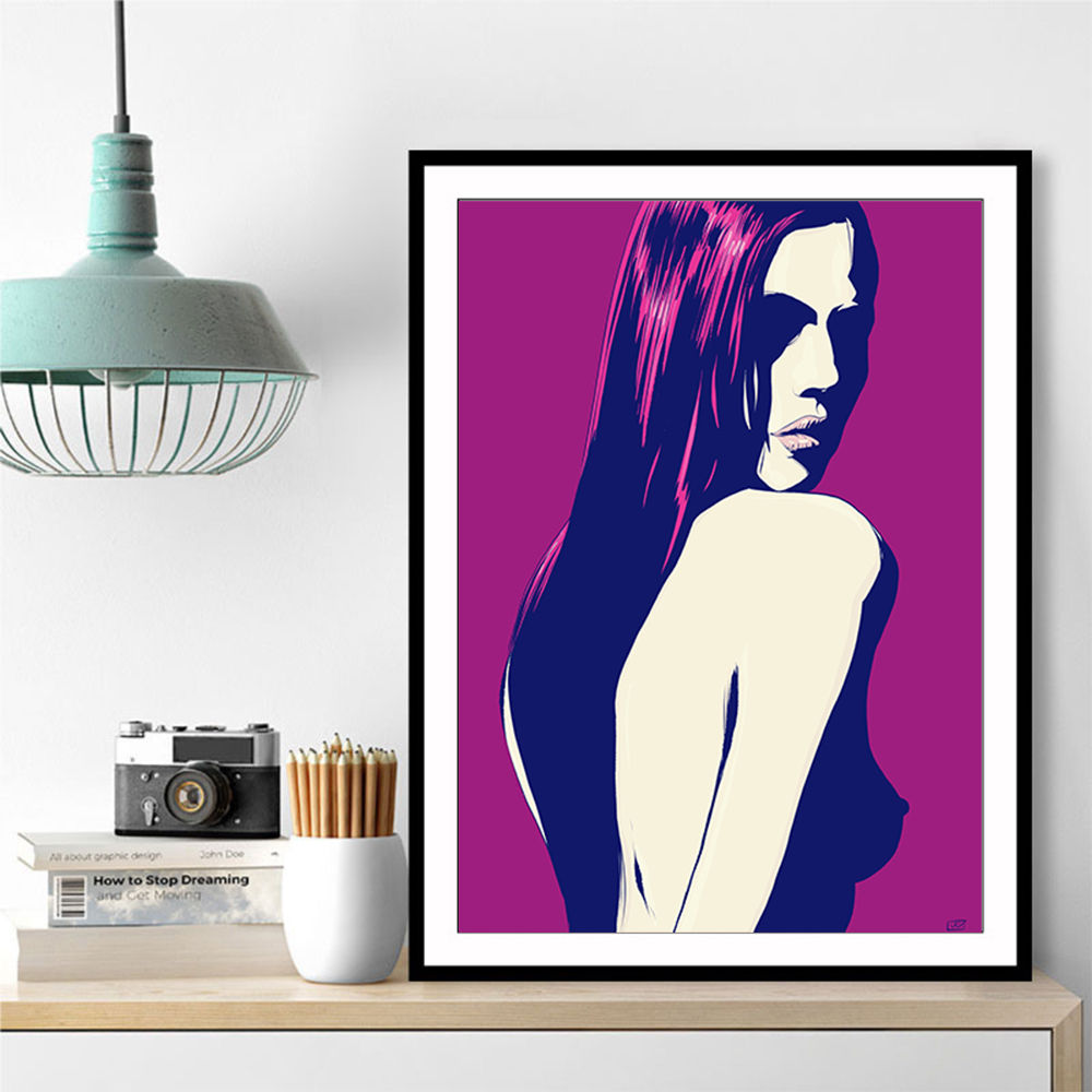 Purple Red Wall Art