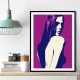 Purple Red Wall Art