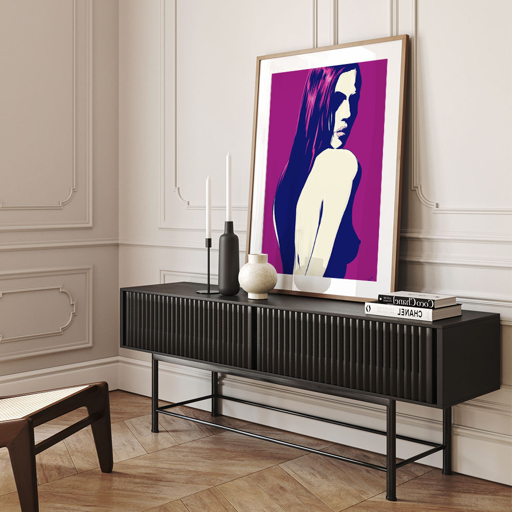 Purple Red Wall Art