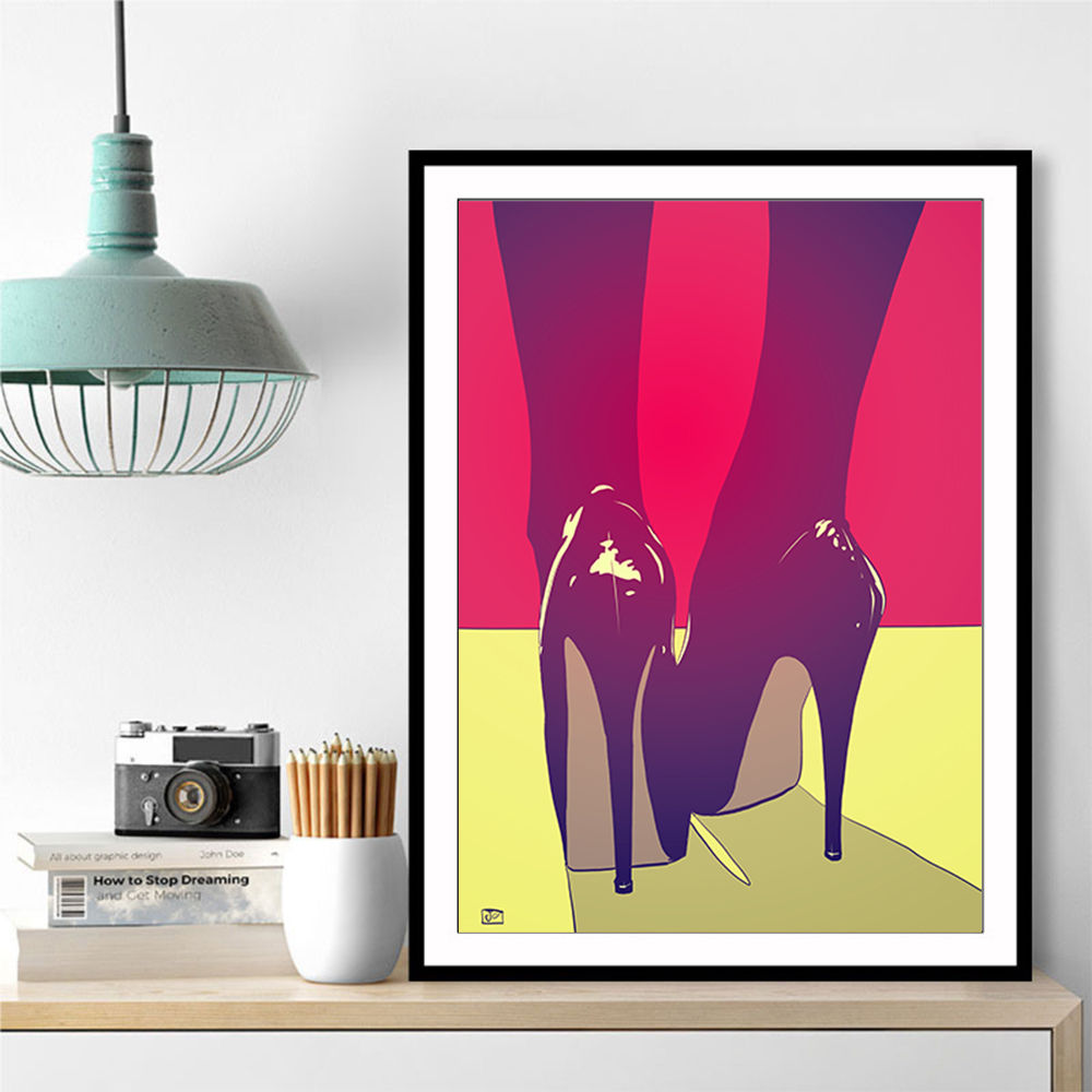 Heels Wall Art