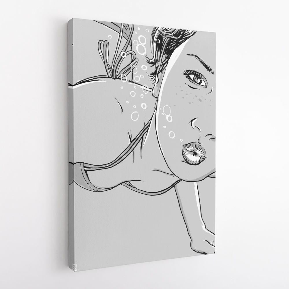 Underwater Kiss Wall Art