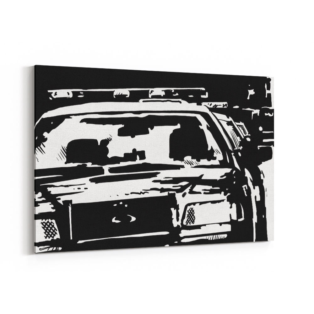 Police Cars Wall Art