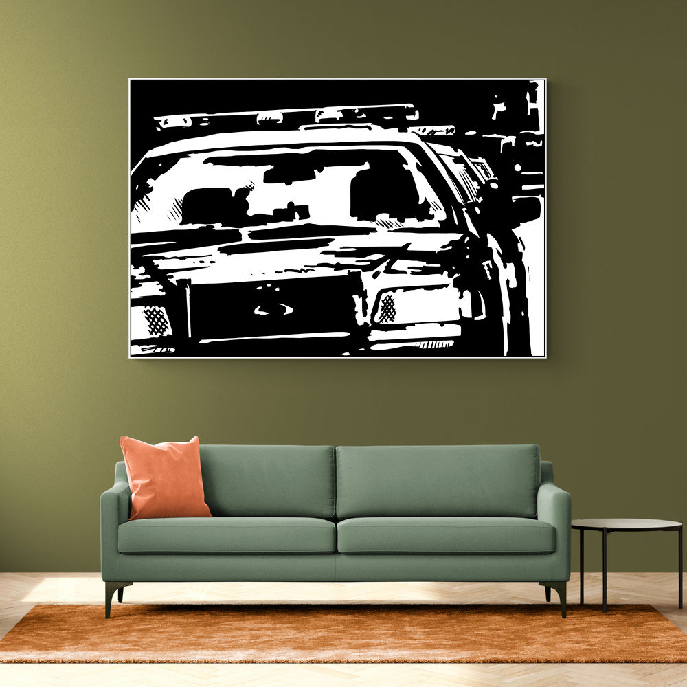 Police Cars Wall Art