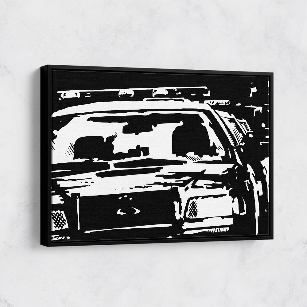 Police Cars Wall Art