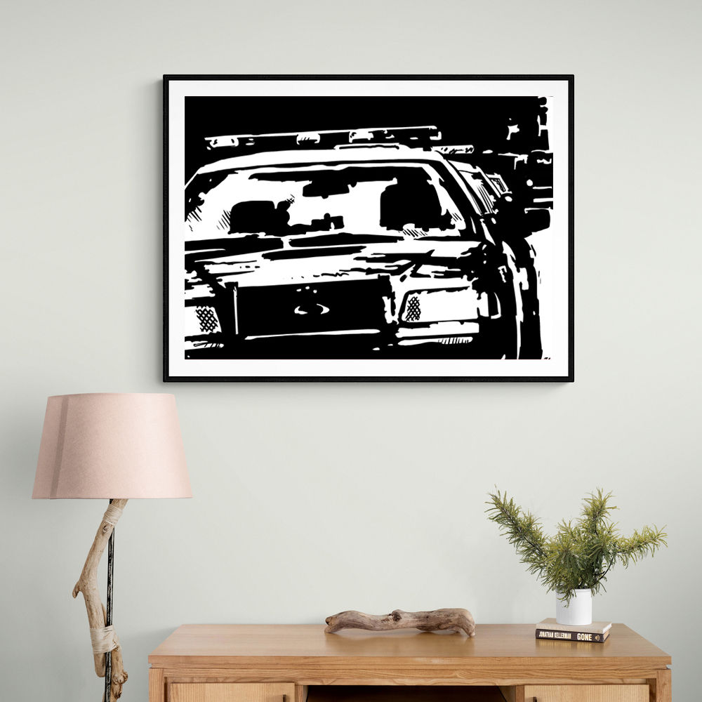 Police Cars Wall Art
