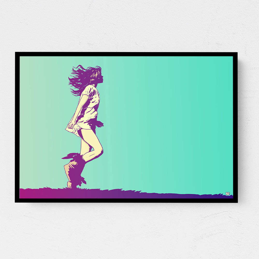Running Free Wall Art