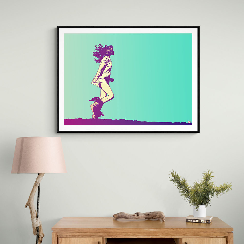 Running Free Wall Art